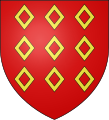 Le blason à 9 macles de la Maison de Rohan