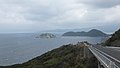 海道八景No.1 高崎山展望所から見る薩摩半島と崎ノ山一帯