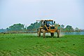 Self-propelled row-crop sprayer