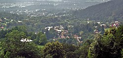 Nýdek as seen from Velká Čantoryje