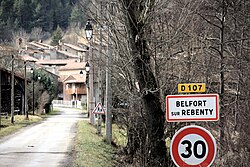 Skyline of Belfort-sur-Rebenty