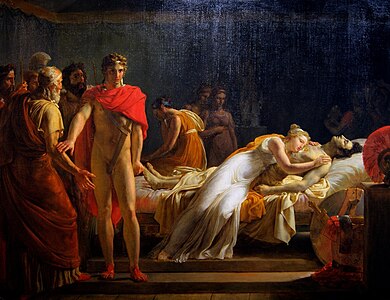 Briséis pleurant Patrocle (1815) musée des beaux-arts d'Orléans.