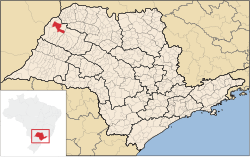 Location in São Paulo state