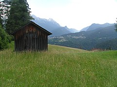 Paisaje rural del Cadore.