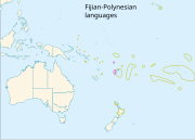 Localisation des langues du Pacifique central.