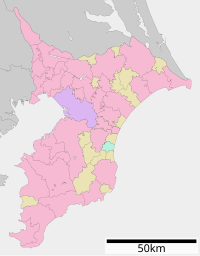 日本寺 (千葉県鋸南町)の位置（千葉県内）