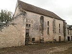 Vue générale des restes de l'église abbatiale (façade nord-ouest).