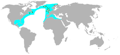 Mapa de distribuição