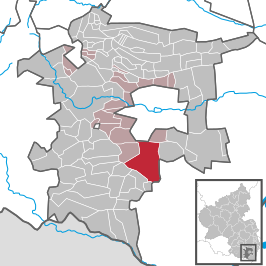 Kaart van Billigheim-Ingenheim