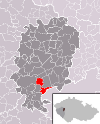 Dobřív – Mappa