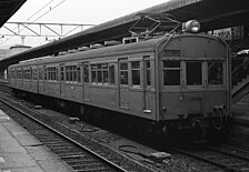 クモハ73383（1984年、広島駅）