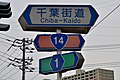 道路の通称名（119）と国道番号（118-C）と都道府県道番号（118の2-B）