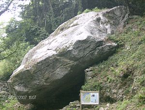 Mass erratic, ch'ho nom Sasso del Lupo ("Crap dal Luf")