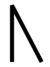 Anglo-Saxon Futhorc letter ᚢ (u, “ur”)