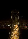 A cable tower of the San Francisco – Oakland Bay Bridge is the fictional location of Skinner's room.