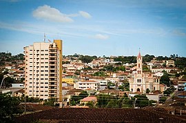 Vista da região central de Igarapava