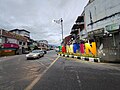 Downtown Tampin, seen from the Malaccan side