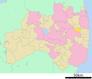 葛尾村位置図