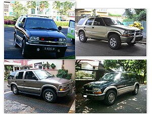 1999-2002 Chevrolet Blazer and Montera