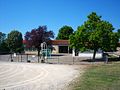 École primaire place du Foirail avant les travaux de réaménagement