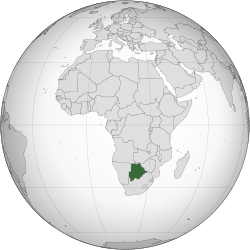 Botswana - Localizzazione