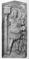 Honorius on the consular diptych of Anicius Petronius Probus (406 AD)