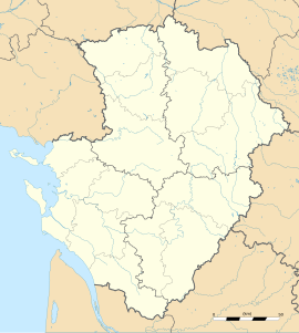 Tonnay-Charente trên bản đồ Poitou-Charentes