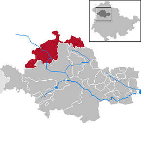 Poziția localității Unstruttal