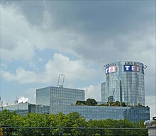 Immeuble de TF1 à Boulogne-Billancourt.