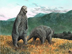 Preguiceiro xigante (Megatherium americanum)