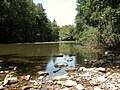 Image 19Patapsco River includes the Thomas Viaduct and is part of the Patapsco Valley State Park; the river forms Baltimore's Inner Harbor as it empties into the Chesapeake Bay. (from Maryland)