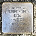 Stolperstein Siegburg Holzgasse 21 Henriette Linz