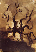 Pulpo con las iniciales V. H. (1866)