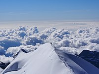 Cresta orientale, che sale dal colle del Felik