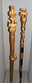 Ashanti Regalia (Asante Gold plated spokesman rod and Asante combat stick)