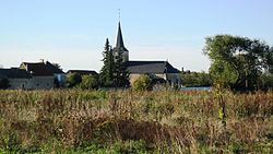 Skyline of Fontaines-les-Sèches