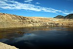 The Berkeley Pit mine in Butte Montana.