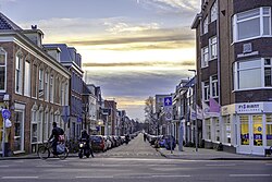 De Rabenhauptstraat gezien vanaf de Hereweg