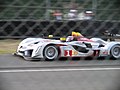 Audi R15, gefahren von Rinaldo Capello während der 24-Stunden-Rennen von Le Mans 2009.