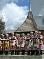 Kalotaszeg folk costume in Transylvania, Romania