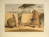 Booshuana women manufacturing earthen ware 1805