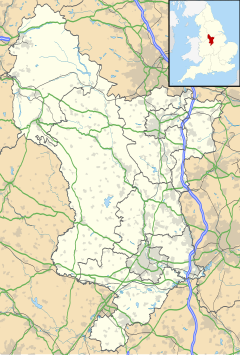 Aston is located in Derbyshire