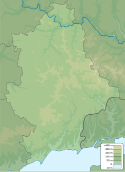 Terny is located in Donetsk Oblast