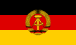 Description de l'image Flag of East Germany.svg.