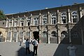 East façade of the courtyard