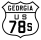 U.S. Highway 78S marker