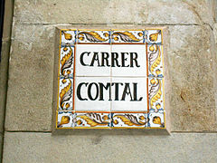 Carrer Comtal.