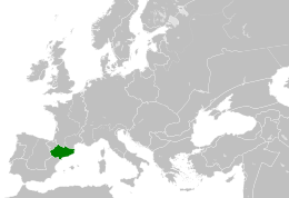 Regno d'Aragona - Localizzazione