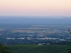 Inclined view of Louis Trichardt