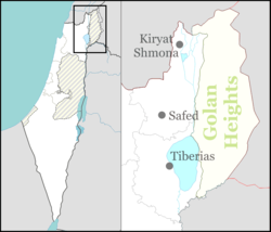 Majdal Shams is located in the Golan Heights